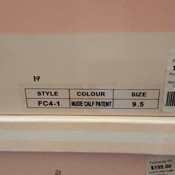 Footcandy Nude Patent Platform Pump - Picture 7 of 10